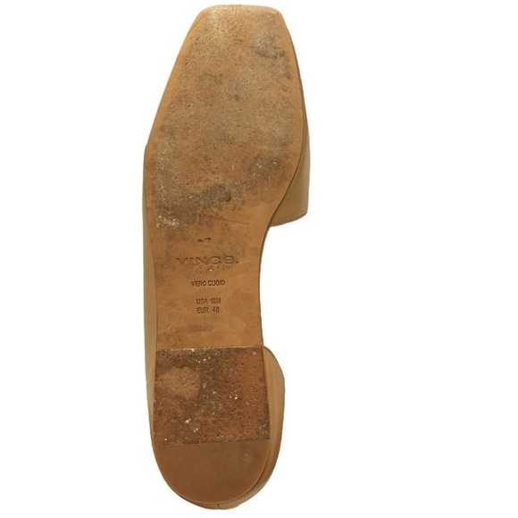 Vince Cyder D’Orsay Square Toe Flats Size 10 - Picture 7 of 10